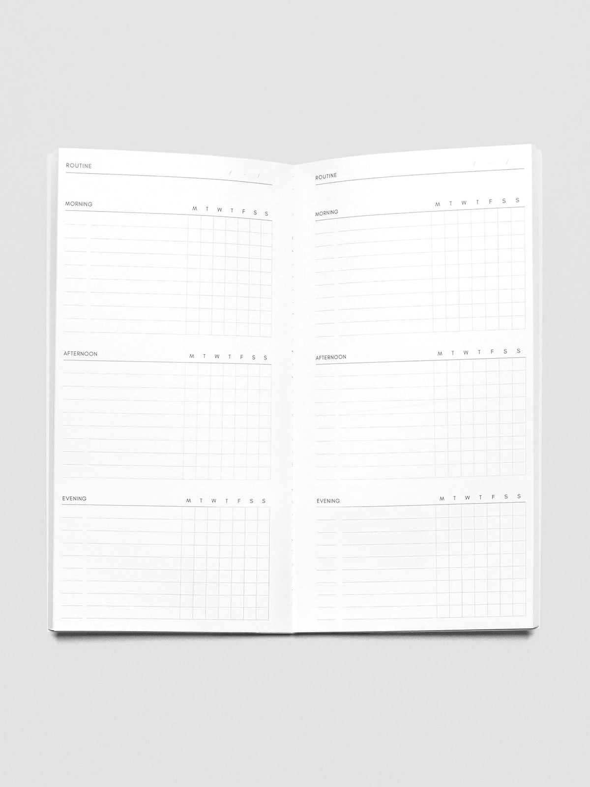 Cloth & Paper A5 Slim Travel Notebook Routine Builder