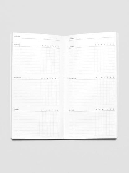 Cloth & Paper A5 Slim Travel Notebook Routine Builder