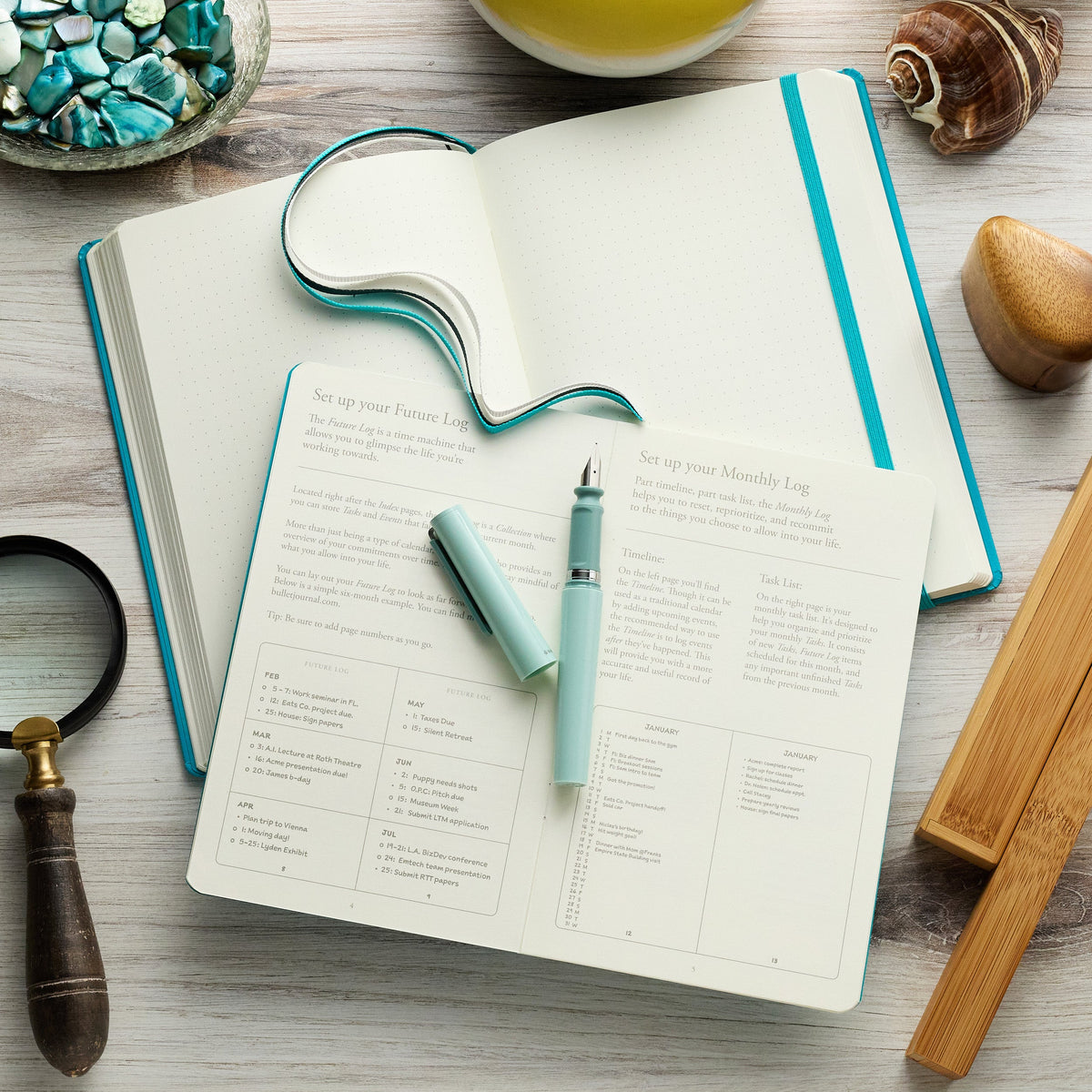 Leuchtturm1917 Bullet Journal Notebook - Turquoise25 (Edition 2)