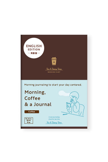 Tea & Diary Time Morning Diary A6 Coffee Brown