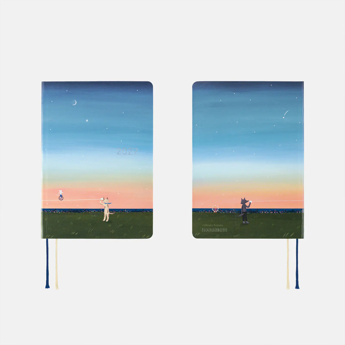 Hobonichi Techo 2027 HON A6 Hiroko Kubota Planner String Telephone Until the Moon is Full