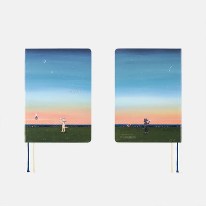 Hobonichi Techo 2027 HON A6 Hiroko Kubota Planner String Telephone Until the Moon is Full