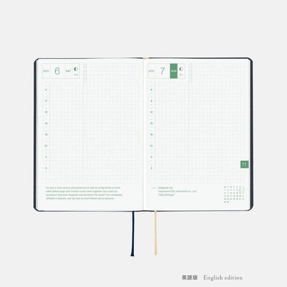 Hobonichi Techo 2027 HON A6 Slash Planner Navy