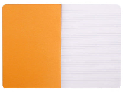 Rhodia A4 Side Staple Notebook - Orange, Lined