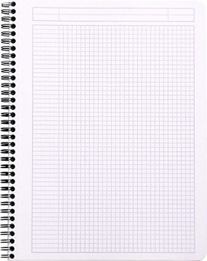 Rhodia A4 Wirebound Notebook - Black, Graph with Margins